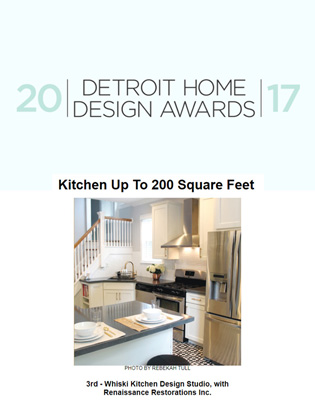 Kitchen Renovation & Living Area Design Royal Oak MI | Whiski Kitchen - award1