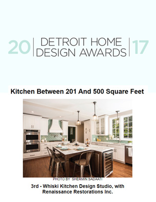 Kitchen Renovation & Living Area Design Royal Oak MI | Whiski Kitchen - award2